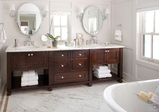 Do You Tile Under the Bathroom Vanity? A Detailed Guide - Hbdepot