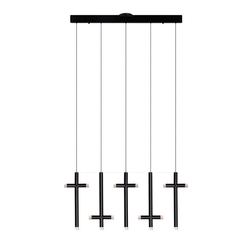 Pageone - Seesaw (5) (Linear 59"L). Linear Pendant. 5 Light Pendant - Hbdepot