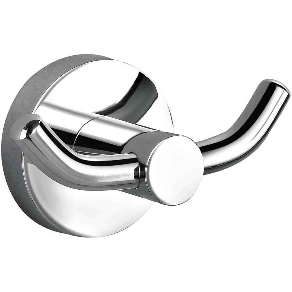 Aqua Rondo Double Robe Hook - Home and Bath Depot