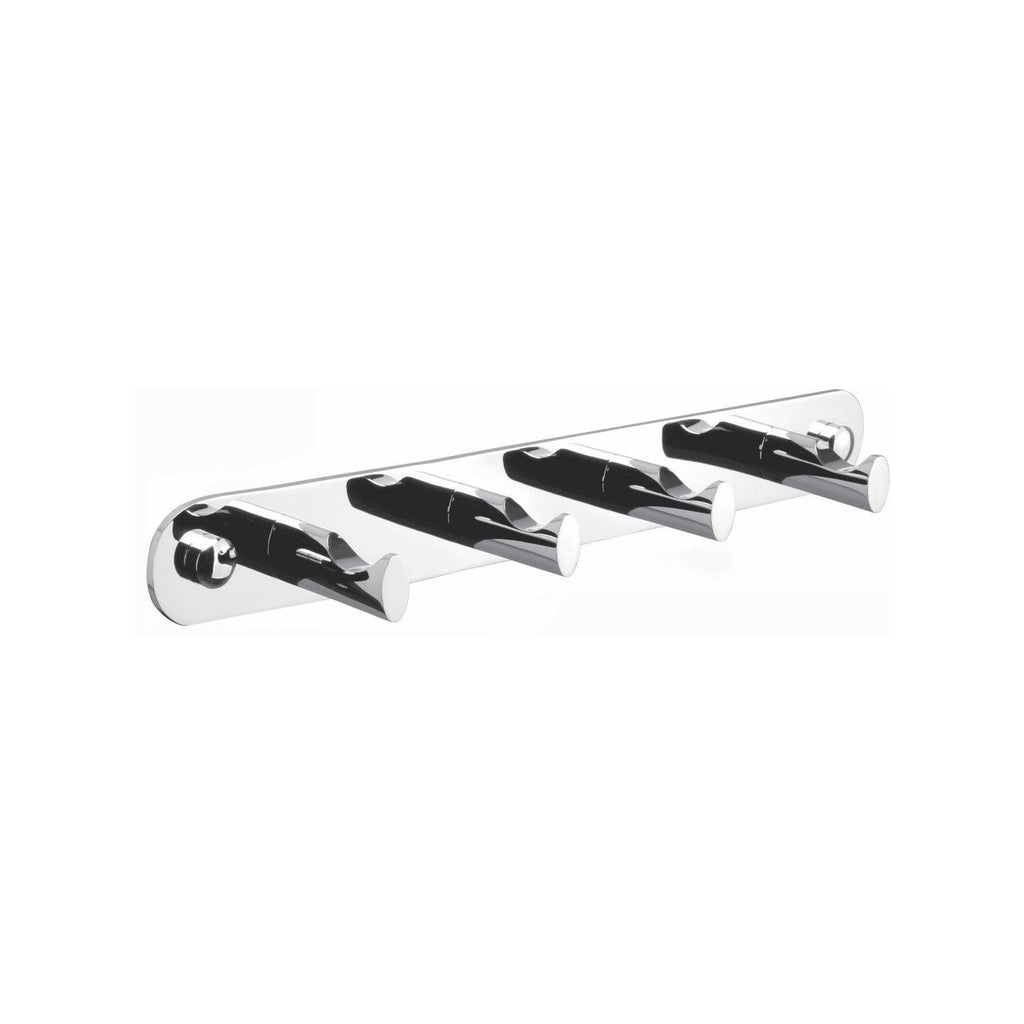 Aqua Rondo Robe Hook With 4 Hooks - Home and Bath Depot