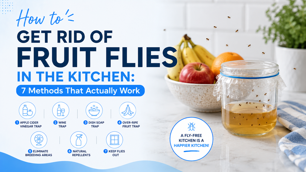 How to Get Rid of Fruit Flies in the Kitchen: 7 Methods That Actually Work (2026)