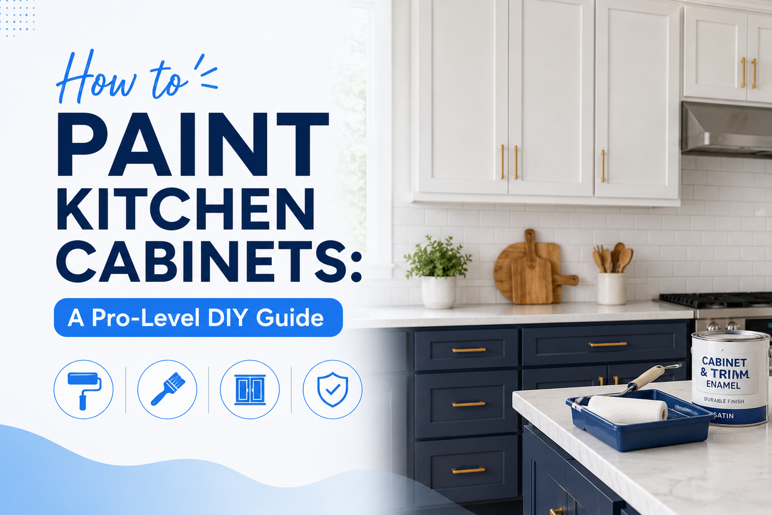 How to Paint Kitchen Cabinets
