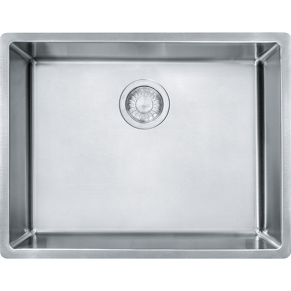 Franke - Cube 22.75" x 17.75" 1 Bowl Undermount Kitchen Sink Stainless Steel