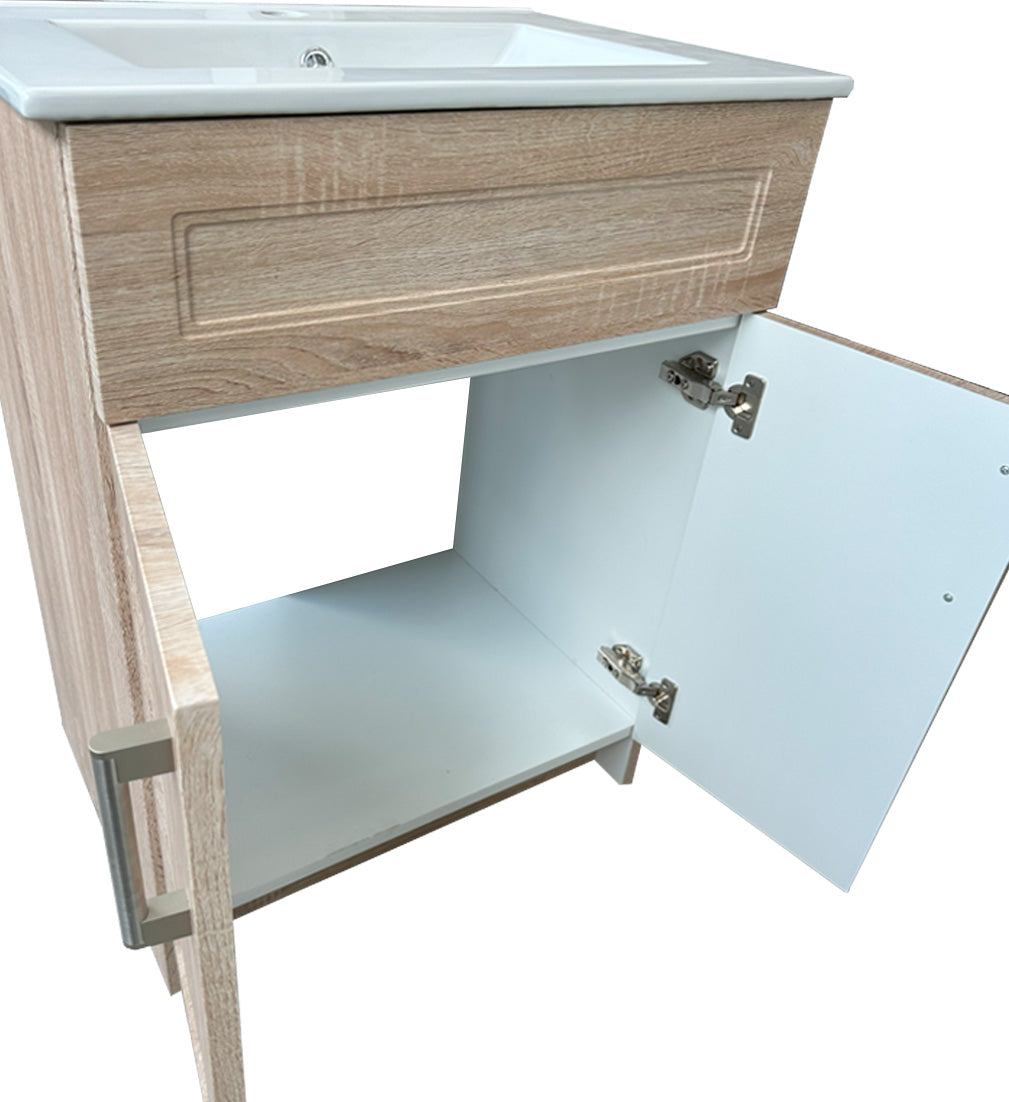 Marius 24" Modern Single Bathroom Vanity (Ceramic Sink)*, Include Two Doors. Ready-to-Assemble