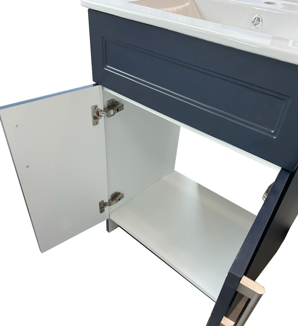Marius 24" Modern Single Bathroom Vanity (Ceramic Sink)*, Include Two Doors. Ready-to-Assemble