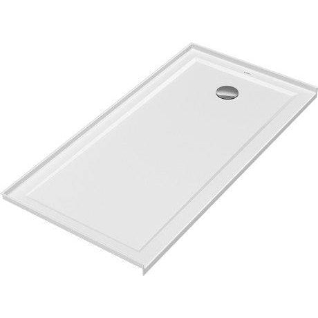 Duravit - Shower Base Low Profile 60"x30", Integral Flange RH, White 720247000000090