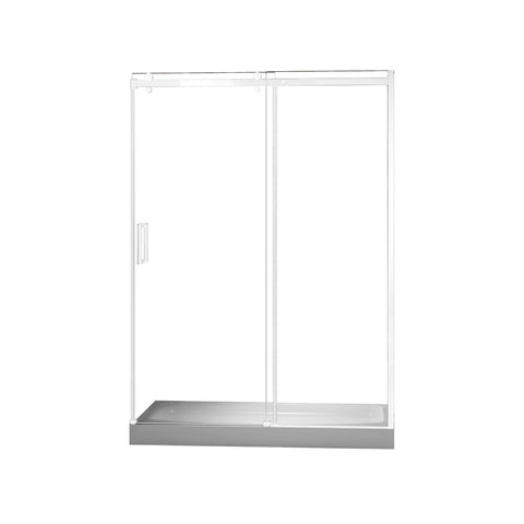 Agua Canada - 60'' Matte White shower door CLD-60W-II