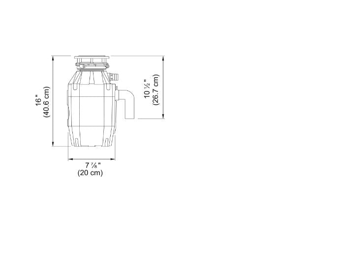 Franke - 1 1/4 HP Food Waste Disposer - FWDJ125