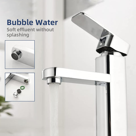 NLB - Bathroom Faucet Brushed Nickel HT-8175-B