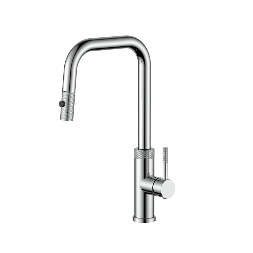 FaucetWorld - Pull Out Kitchen Faucets Single Hole KF12