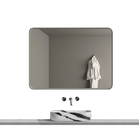 Lauretta - MODENA 36"x48" Aluminum Rectangular Mirror