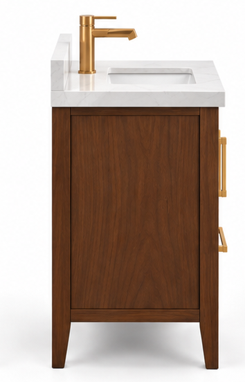 ALV Aliza 30 ebony vanity, angled view