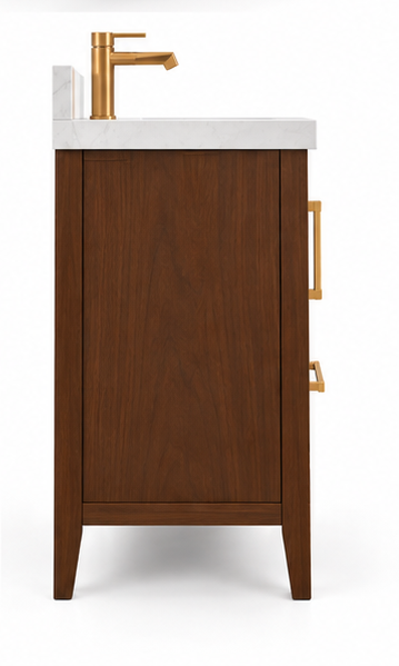 ALV Aliza 30 ebony vanity, concealed hinge detail
