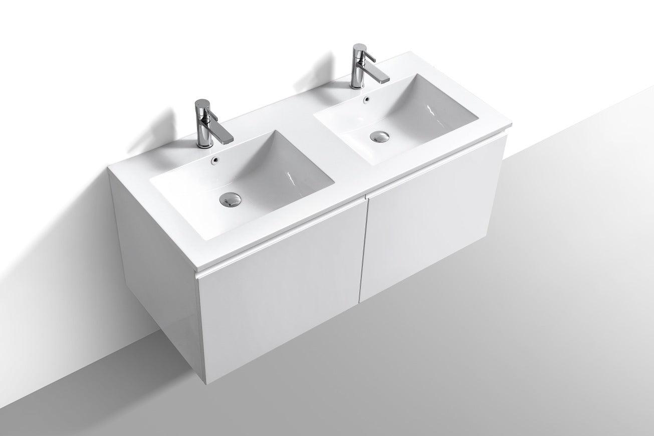 Kube Bath 48″ Double Sink Balli Modern Bathroom Vanity - Hbdepot
