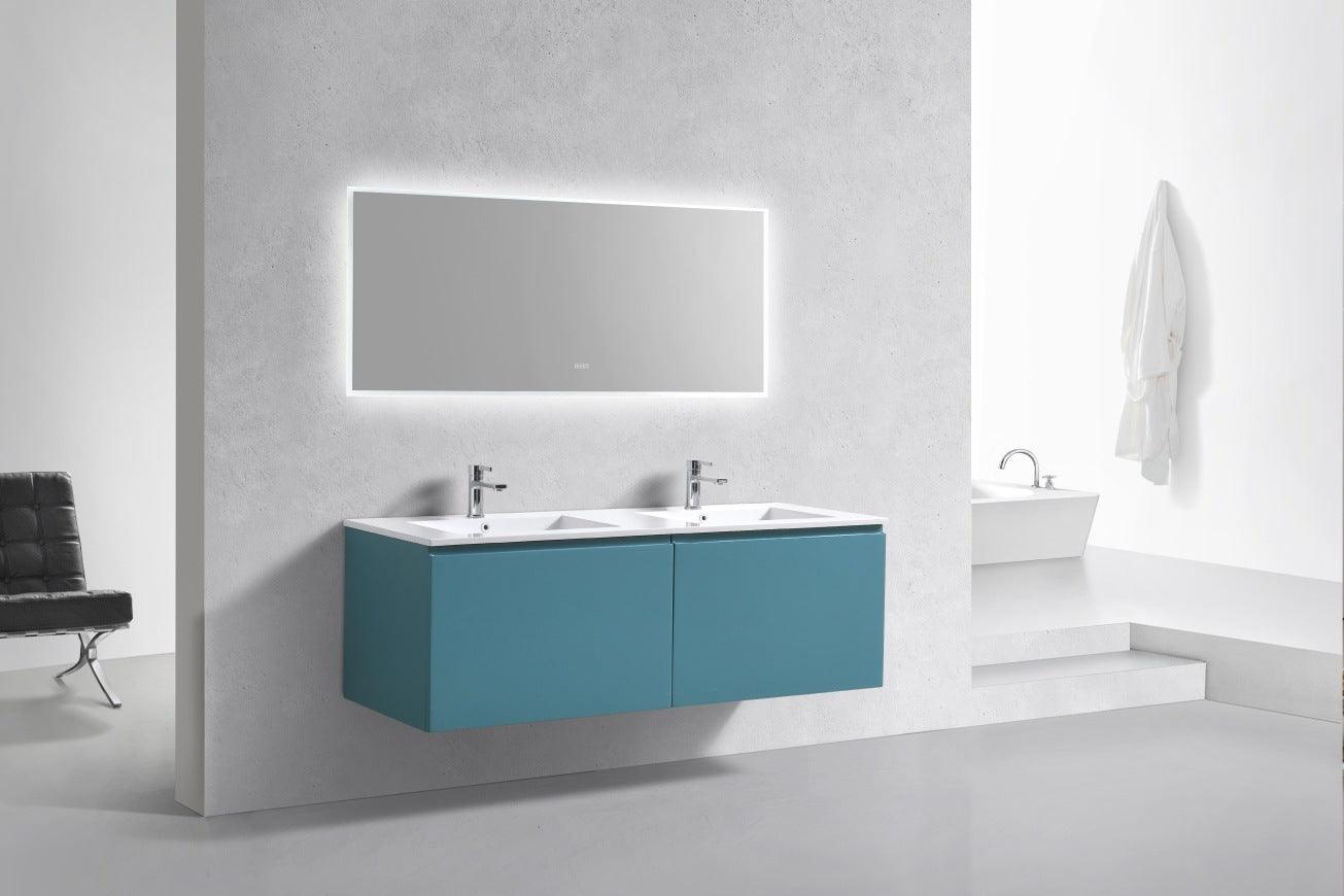 Kube Bath 60″ Double Sink Balli Modern Bathroom Vanity - Hbdepot