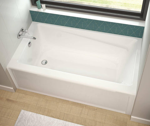 Maax Exhibit IFS AFR Acrylic Alcove Right-Hand Drain Bathtub in White 60 x 32 105512 - Hbdepot
