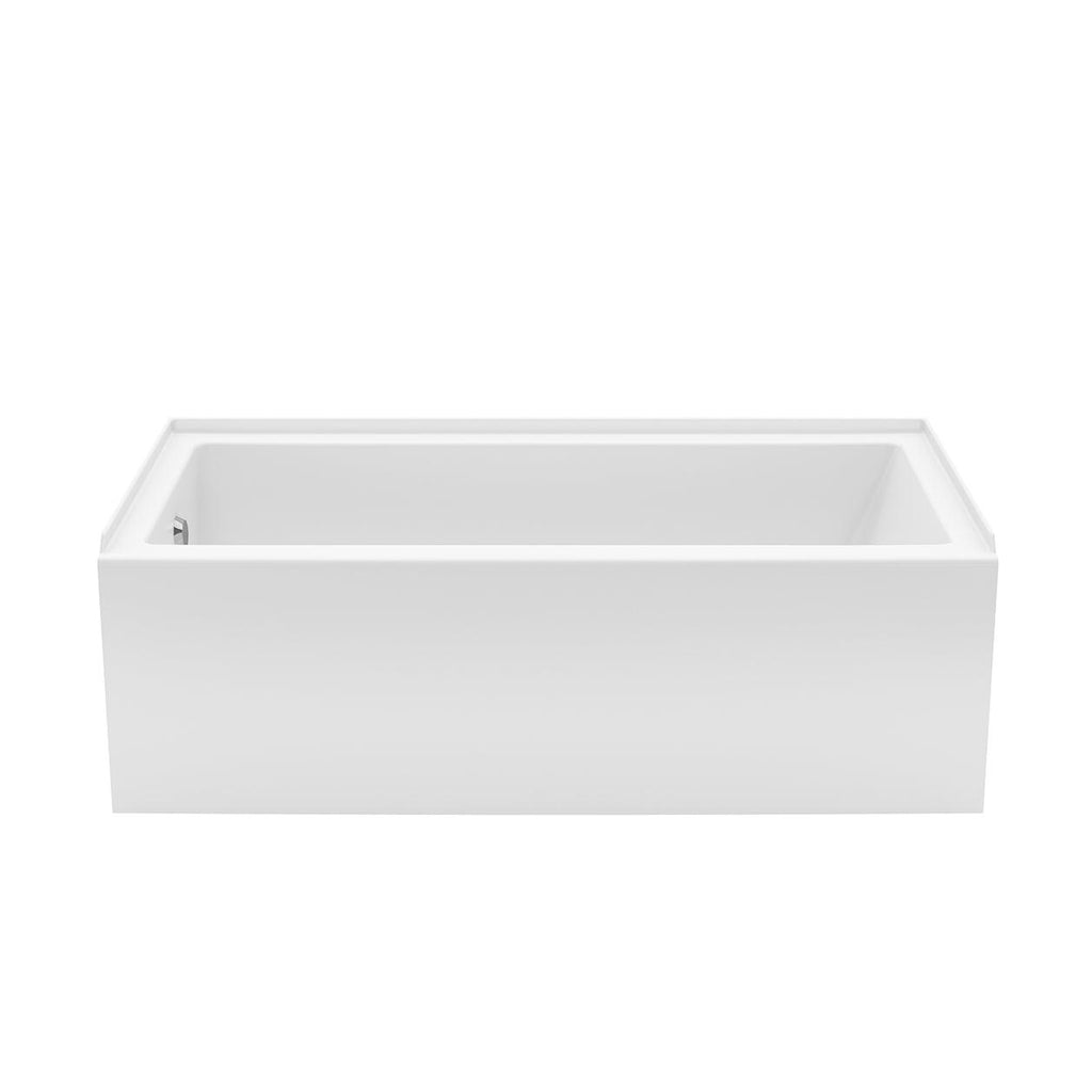 Maax Rubix 6032 AFR Acrylic Alcove Bathtub in White 60" x 32" 105704 - Hbdepot