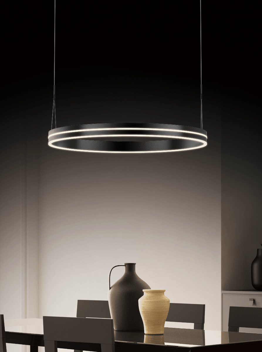Pageone - Athena (Large Single Ring). Chandelier - Hbdepot