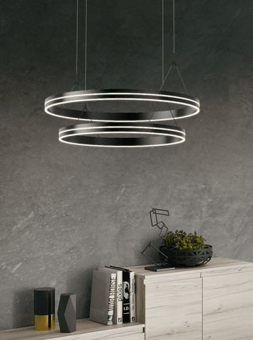 Pageone - Athena (Small Double Ring). Chandelier - Hbdepot