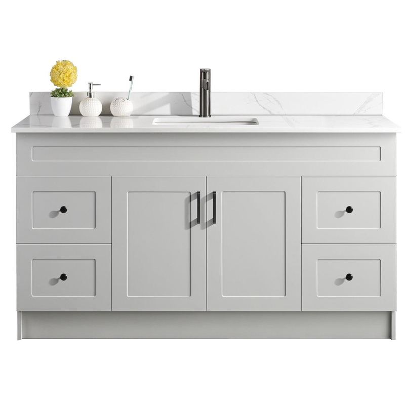 Serena 60″ Single Sink Free Standing Bathroom Vanity - Hbdepot