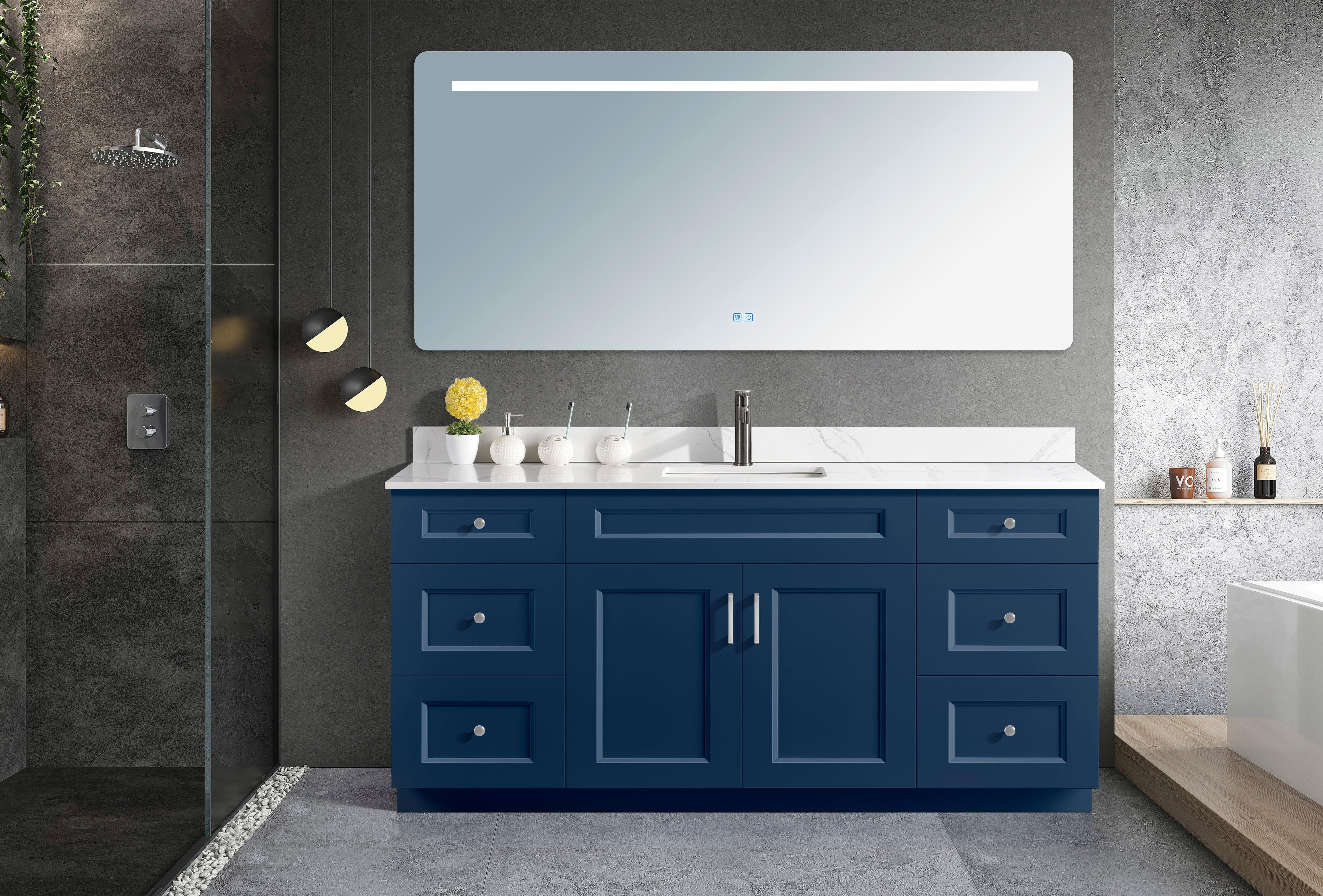 Serena 72″ Single Sink Free Standing Bathroom Vanity - Hbdepot