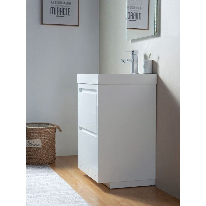 Vanity Art - Berlin 24" Freestanding Single Sink Bathroom Vanity