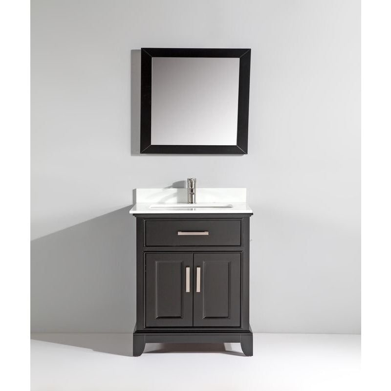 Vanity Art - Paris 30" Single Sink Bathroom Vanity Set with Sink and Mirror