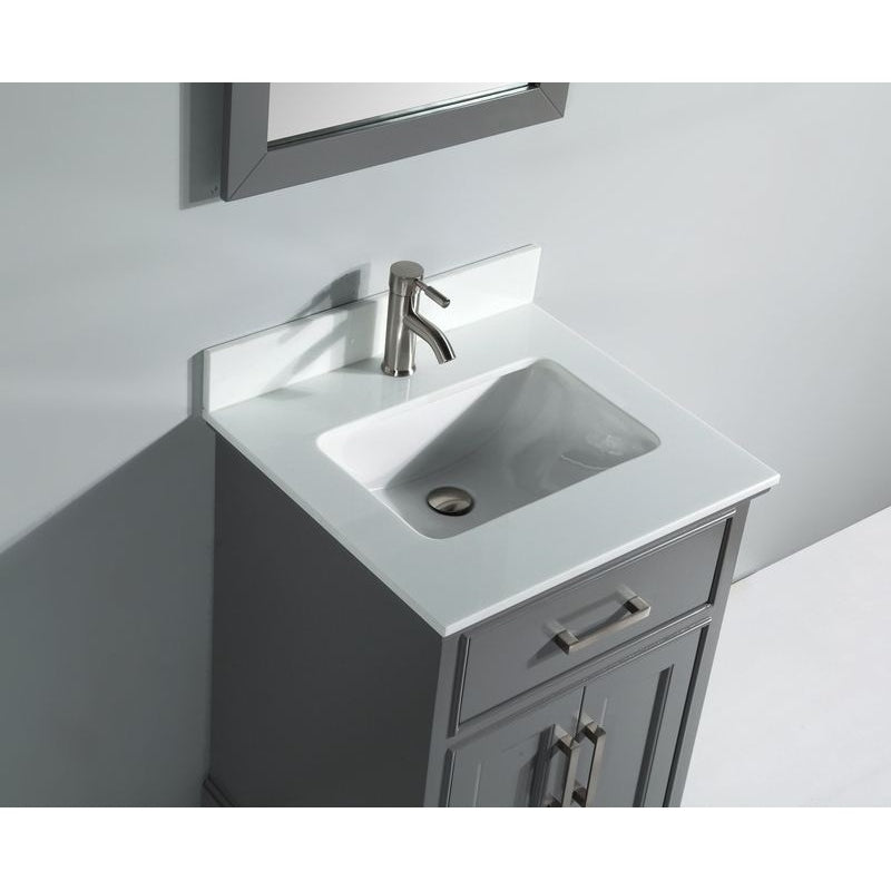 Vanity Art - Paris 30" Single Sink Bathroom Vanity Set with Sink and Mirror