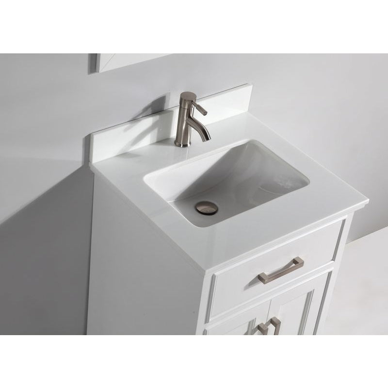 Vanity Art - Paris 30" Single Sink Bathroom Vanity Set with Sink and Mirror