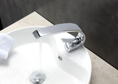 Aqua Arcco Single Lever Modern Bathroom Vanity Faucet - Hbdepot