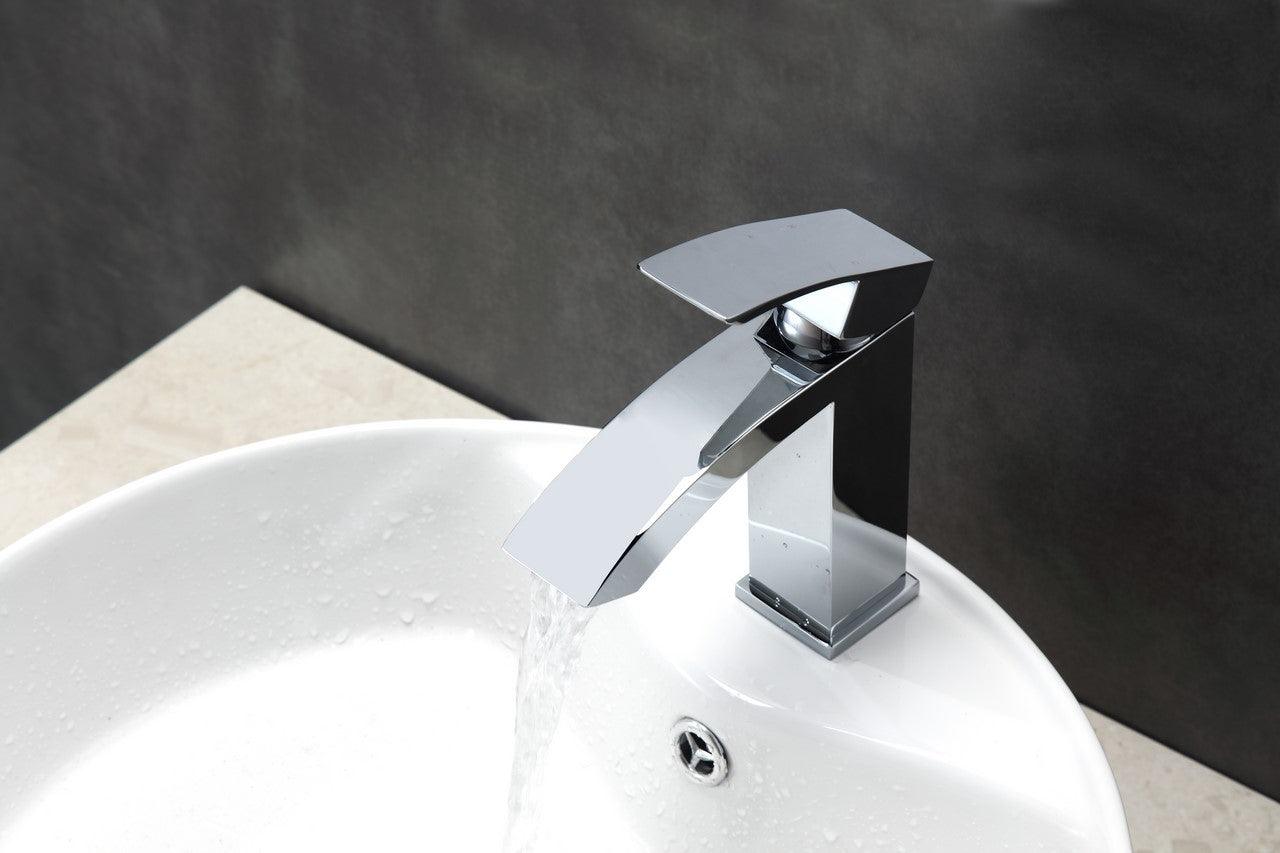 Aqua Balzo Single Lever Wide Spread Bathroom Vanity Faucet - Hbdepot