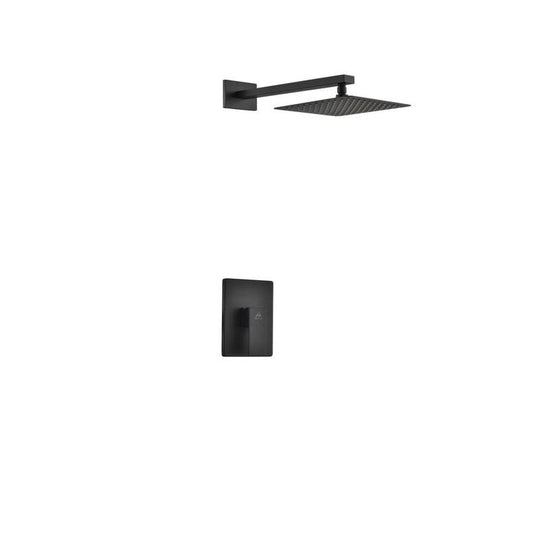 Aqua Piazza Shower Set with Square Rain Shower - Home and Bath Depot
