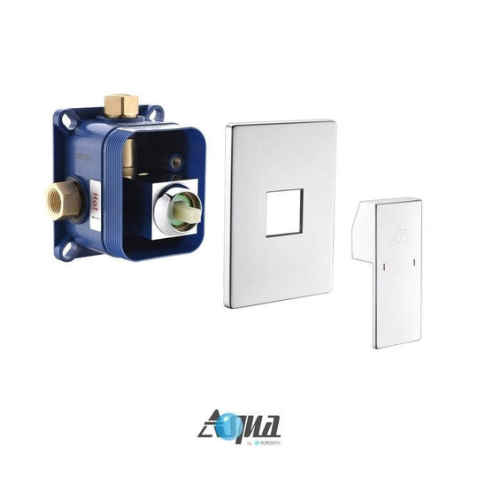 Aqua Piazza Shower Set with Square Rain Shower - Home and Bath Depot