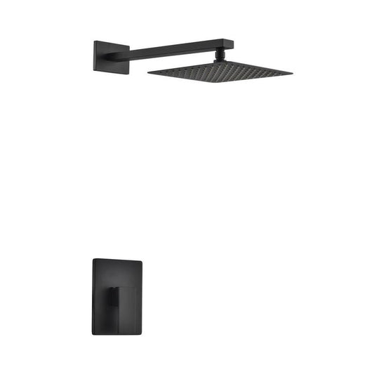 Aqua Piazza Shower Set with Square Rain Shower - Home and Bath Depot
