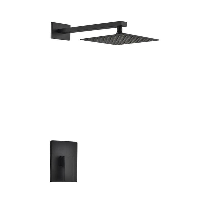 Aqua Piazza Shower Set with Square Rain Shower - Home and Bath Depot