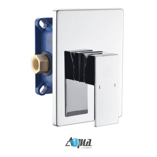 Aqua Piazza Shower Set with Square Rain Shower - Home and Bath Depot