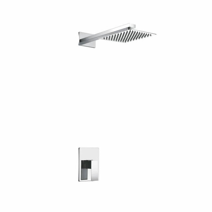 Aqua Piazza Shower Set with Square Rain Shower - Home and Bath Depot