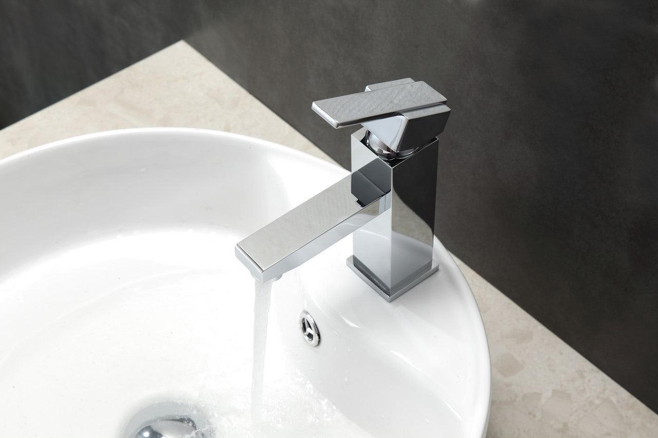 Aqua Piazza Single Lever Bathroom Vanity Faucet - Hbdepot