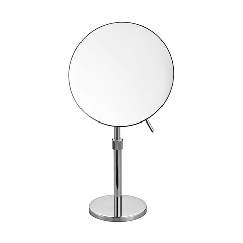 Aqua Rondo Magnifying Mirror With Adjustable Height - Home and Bath Depot