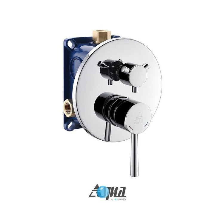 Aqua Rondo Shower Set With Rain Shower (Handheld and Tub Filler) - Home and Bath Depot