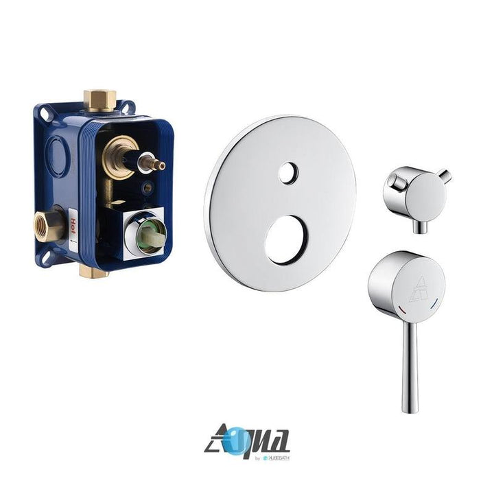 Aqua Rondo Shower Set With Rain Shower (Handheld and Tub Filler) - Home and Bath Depot