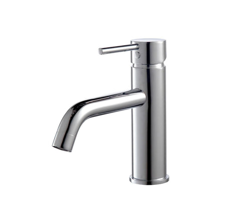 Aqua Rondo Single Hole Mount Bathroom Vanity Faucet - Hbdepot