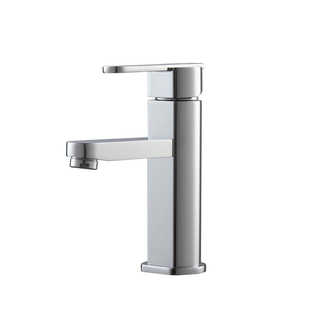 Aqua Roundo Single Hole Mount Bathroom Vanity Faucet - Hbdepot