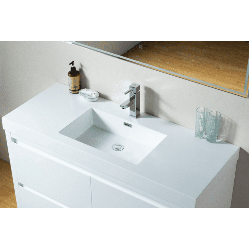 Vanity Art - Berlin 48" Freestanding Single Sink Bathroom Vanity