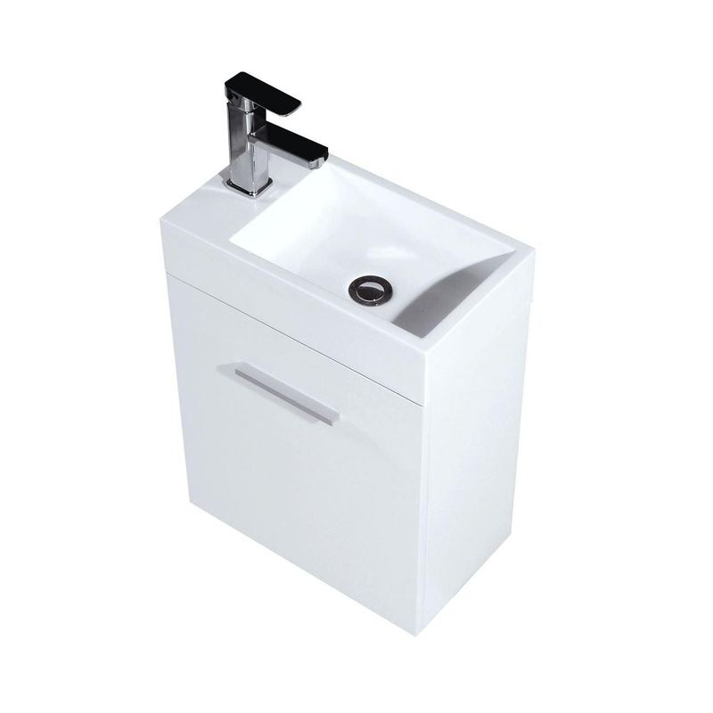 Bliss 18" Wall Mount Modern Bathroom Vanity - Home and Bath Depot