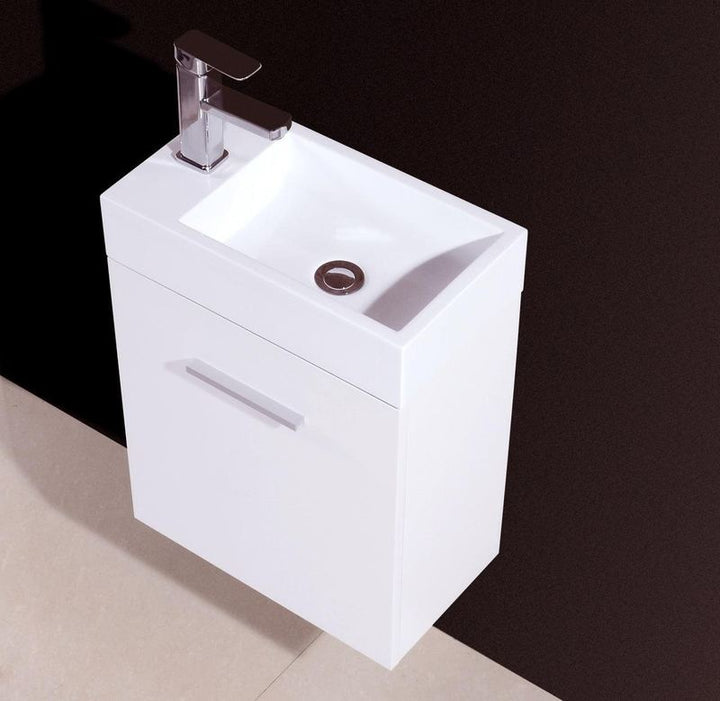 Bliss 18" Wall Mount Modern Bathroom Vanity - Home and Bath Depot