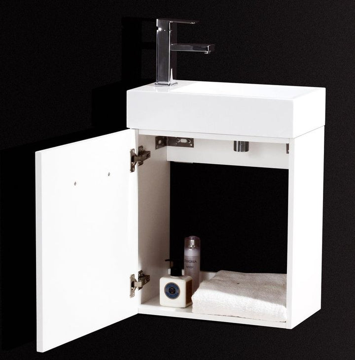 Bliss 18" Wall Mount Modern Bathroom Vanity - Home and Bath Depot