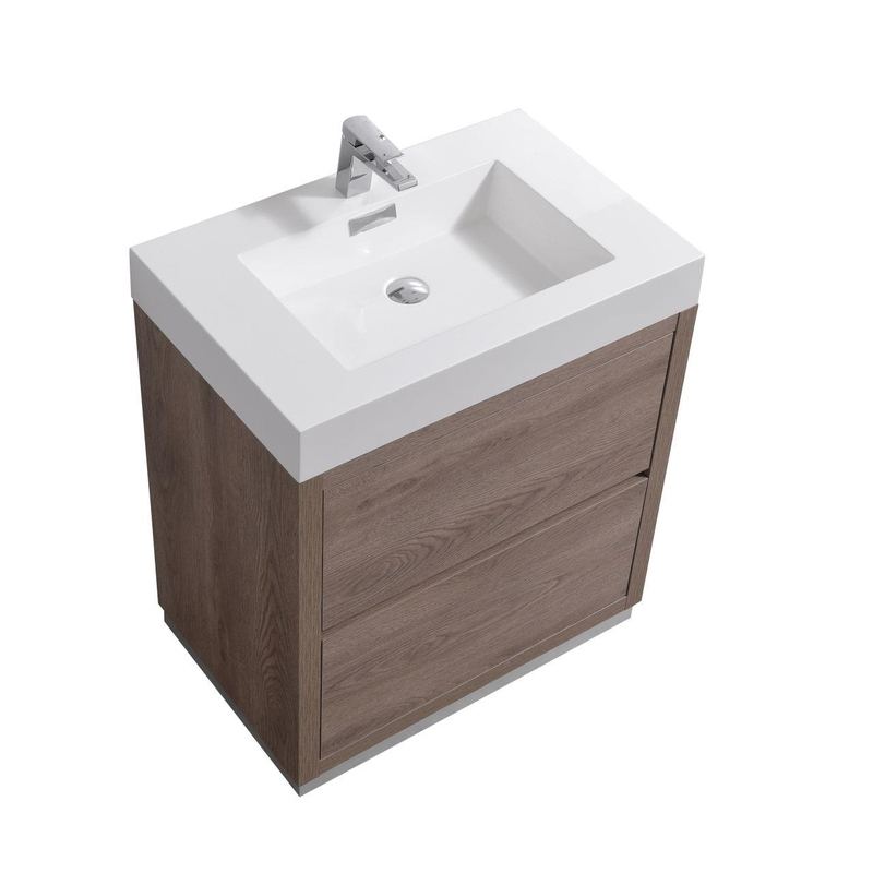 Bliss 30" Free Standing Modern Bathroom Vanity - Home and Bath Depot