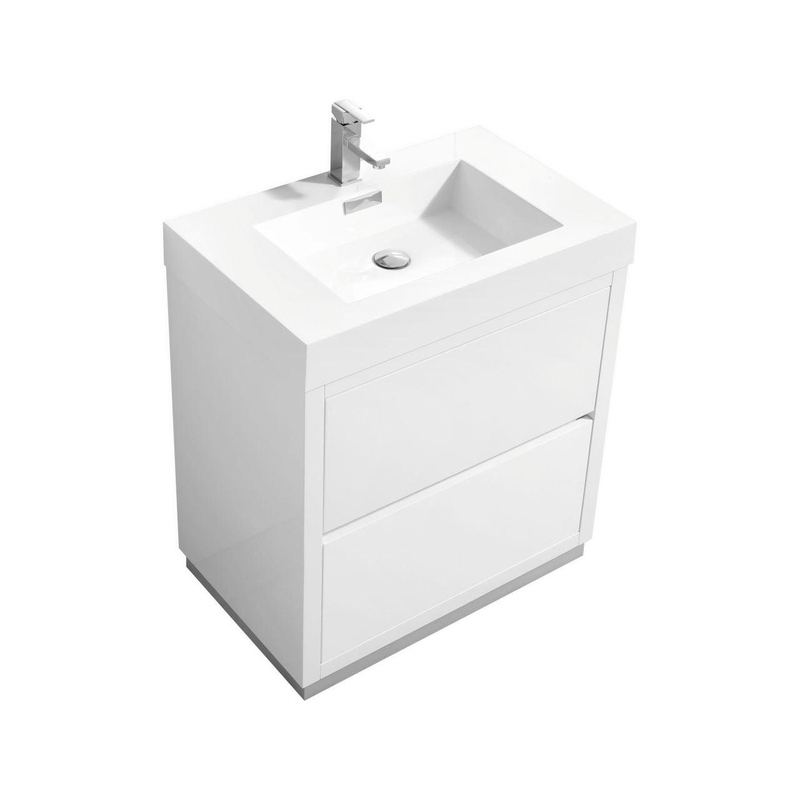 Bliss 30" Free Standing Modern Bathroom Vanity - Home and Bath Depot