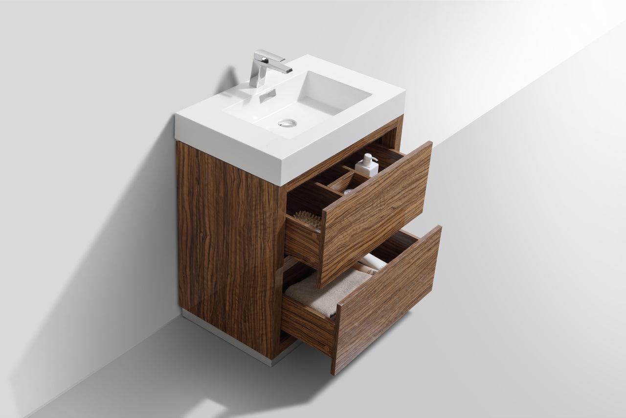 Bliss 30" Free Standing Modern Bathroom Vanity - Home and Bath Depot